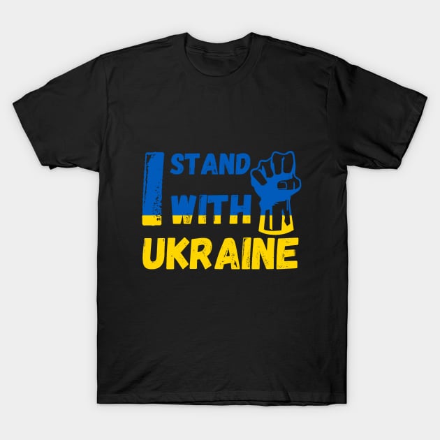 I stand with Ukraine support Ukraine T-Shirt by Starlight Tales